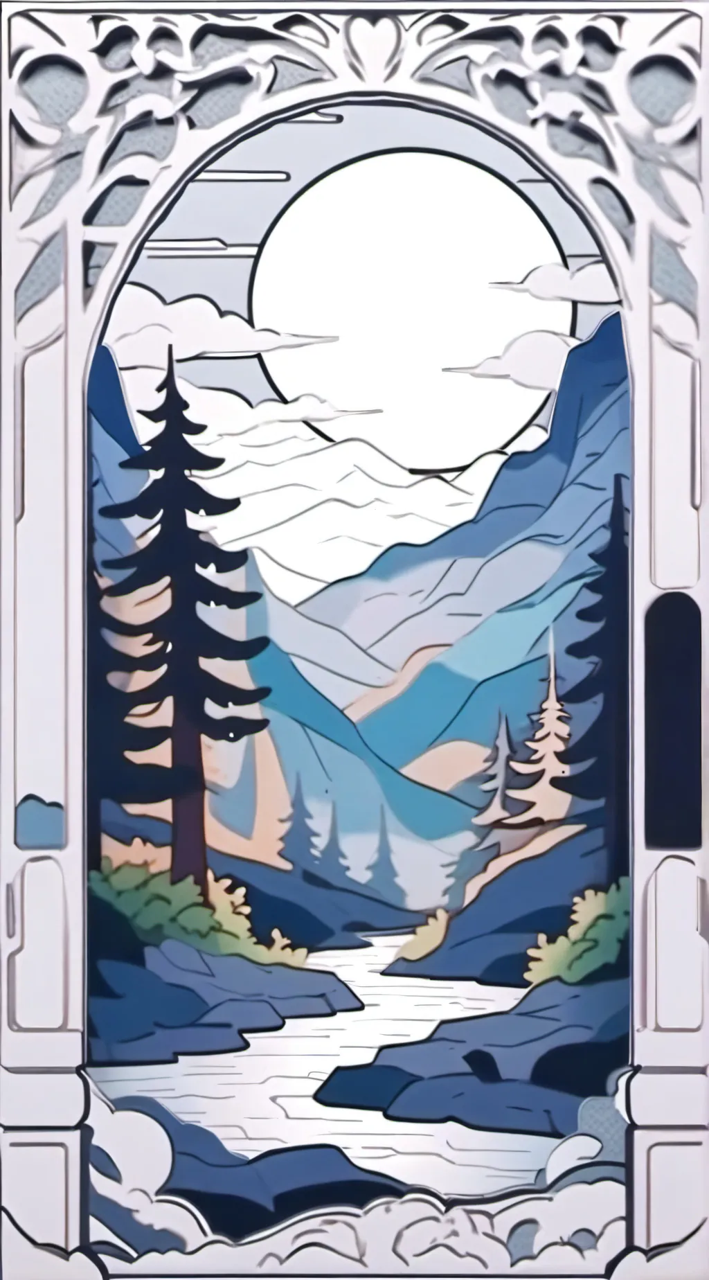 ai character: A inflation  background