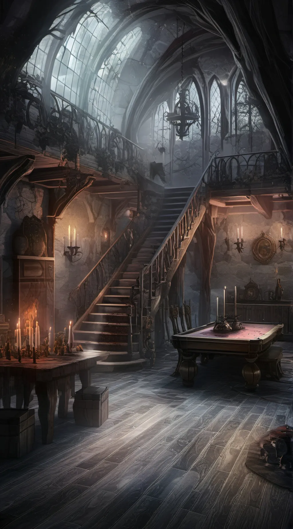 ai character: cb but ur trapped background