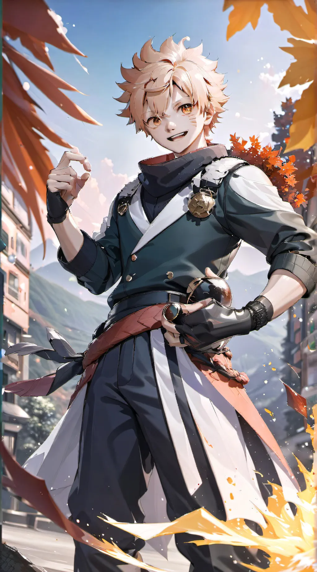 ai character: Bakugo background