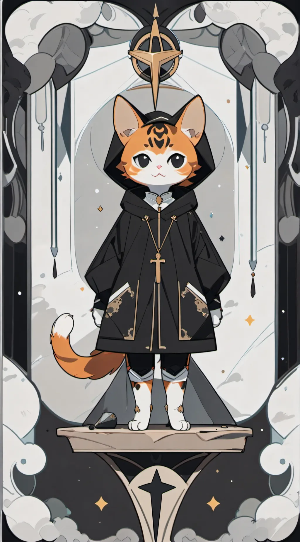 ai character: El gato background