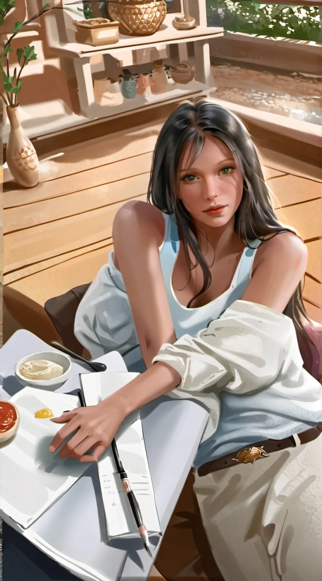 ai character: Ava background