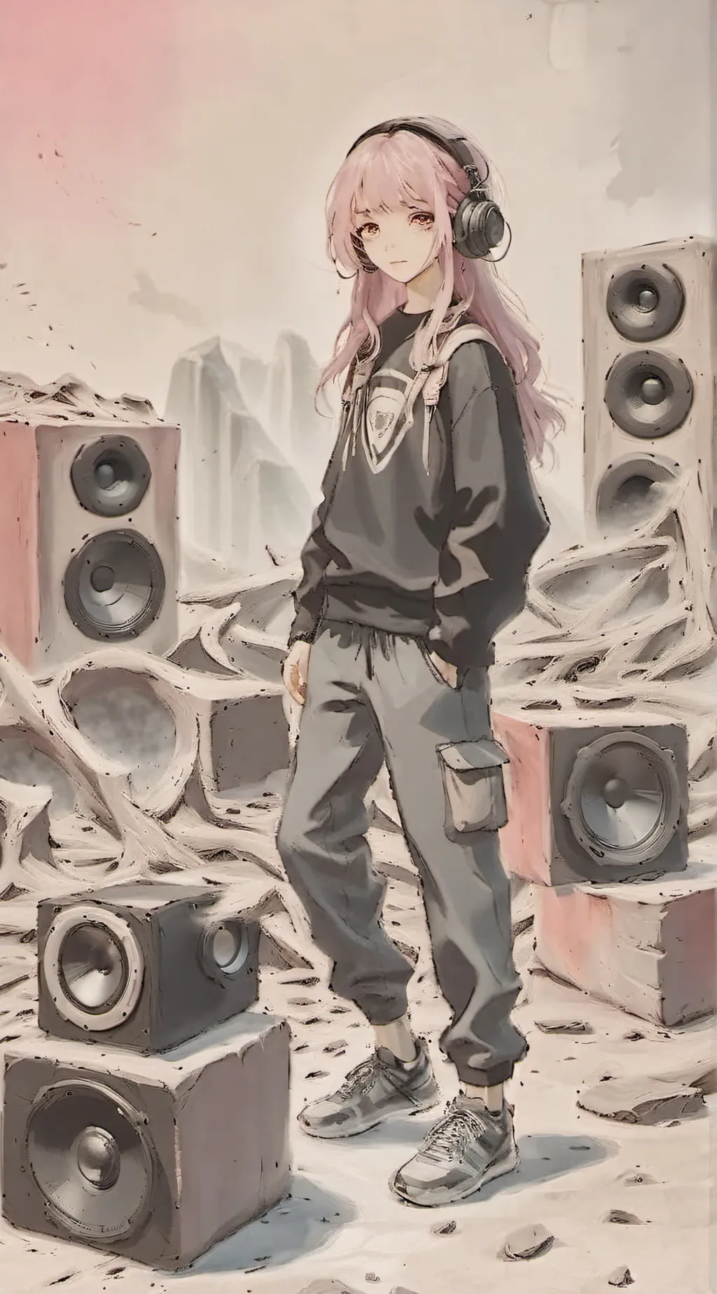 ai character: speakerwoman background