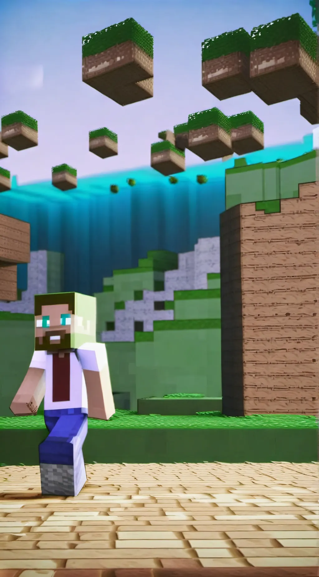 ai character: Minecraft revenge! background