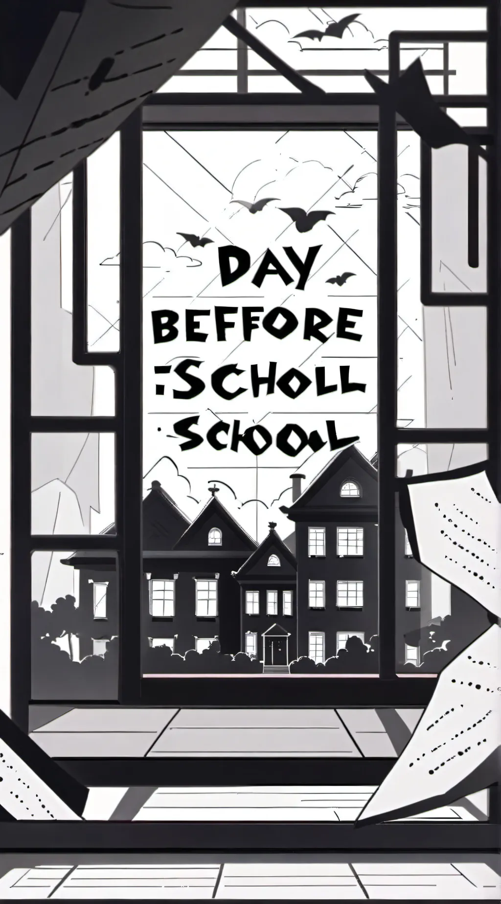 ai character: DAY BEFORE SCHOOL background