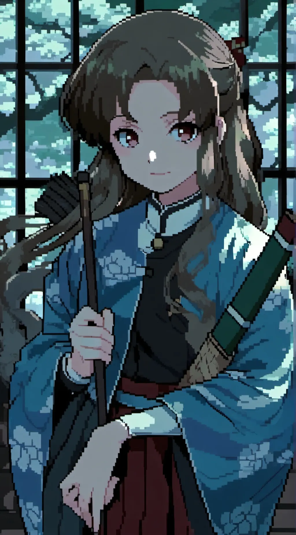 ai character: Nicole demon sayer background