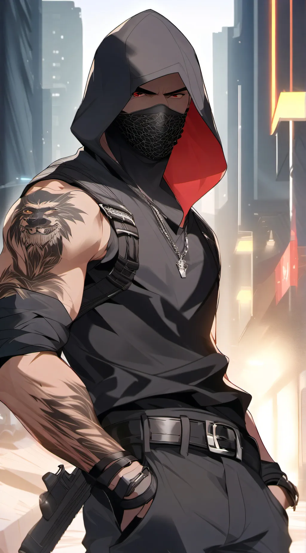 ai character: Hen background