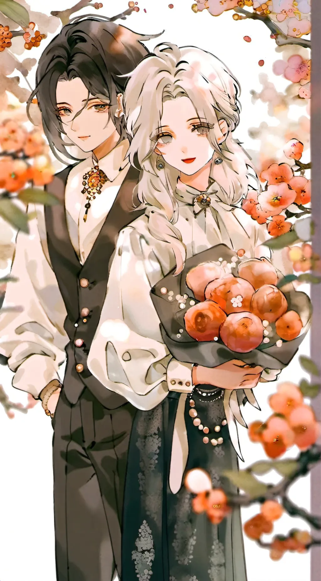 ai character: asher and luna background