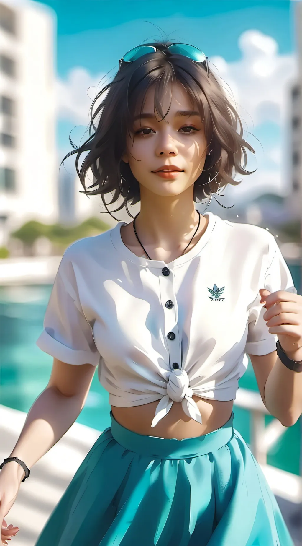 ai character: Lilly background