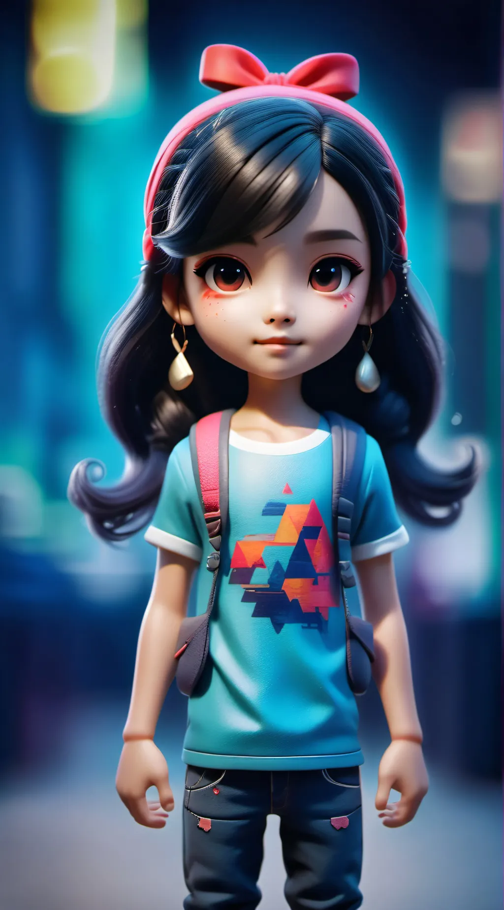 ai character: Hallie background