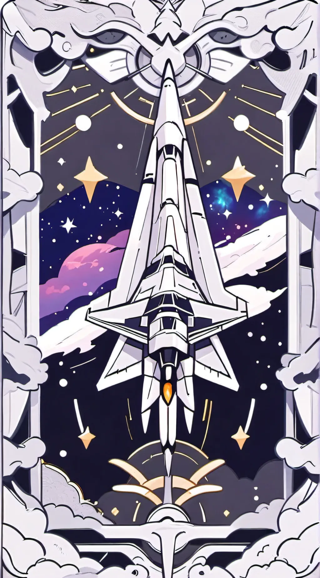 ai character: •°Galaxy 13°• background