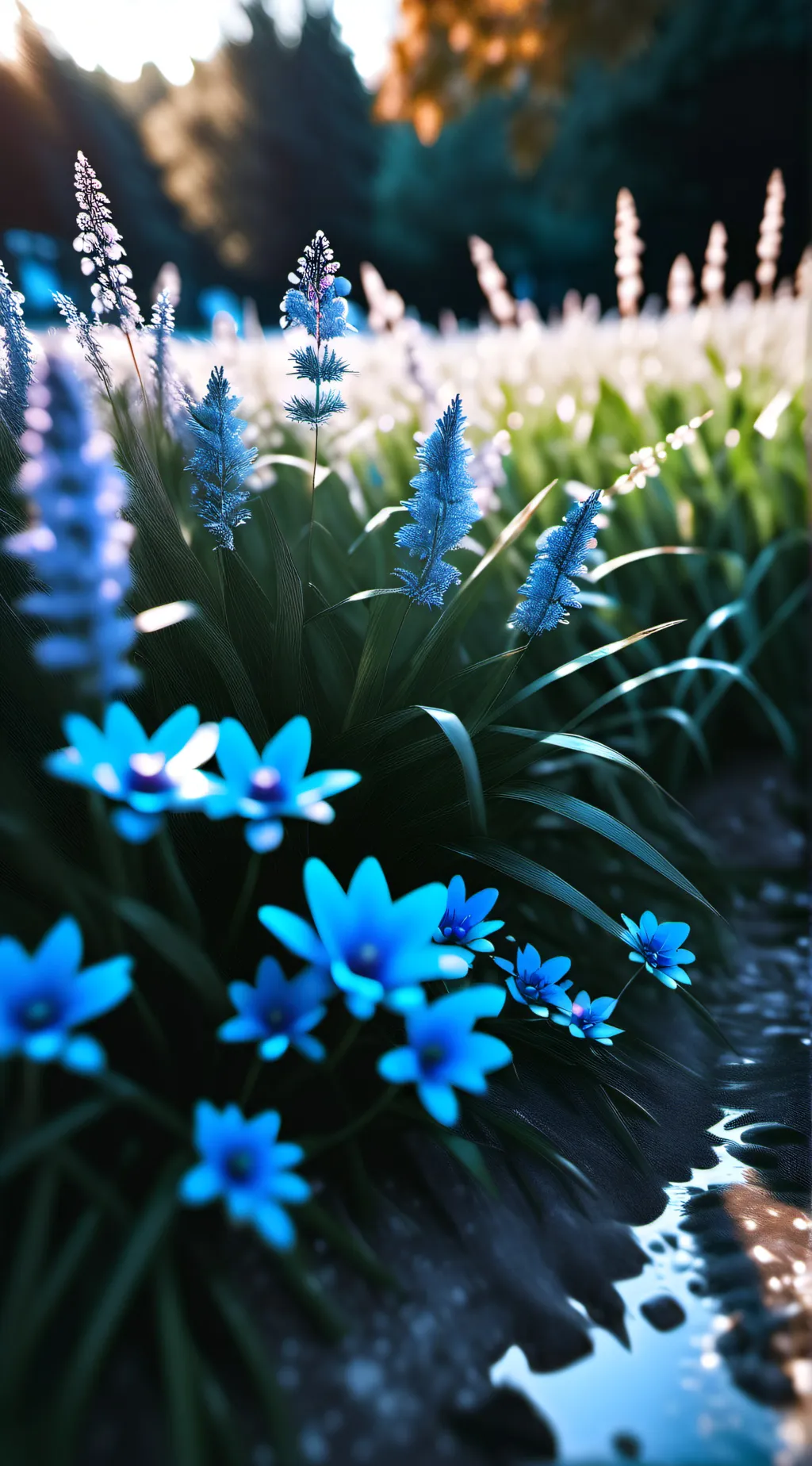 ai character: touch some grass background