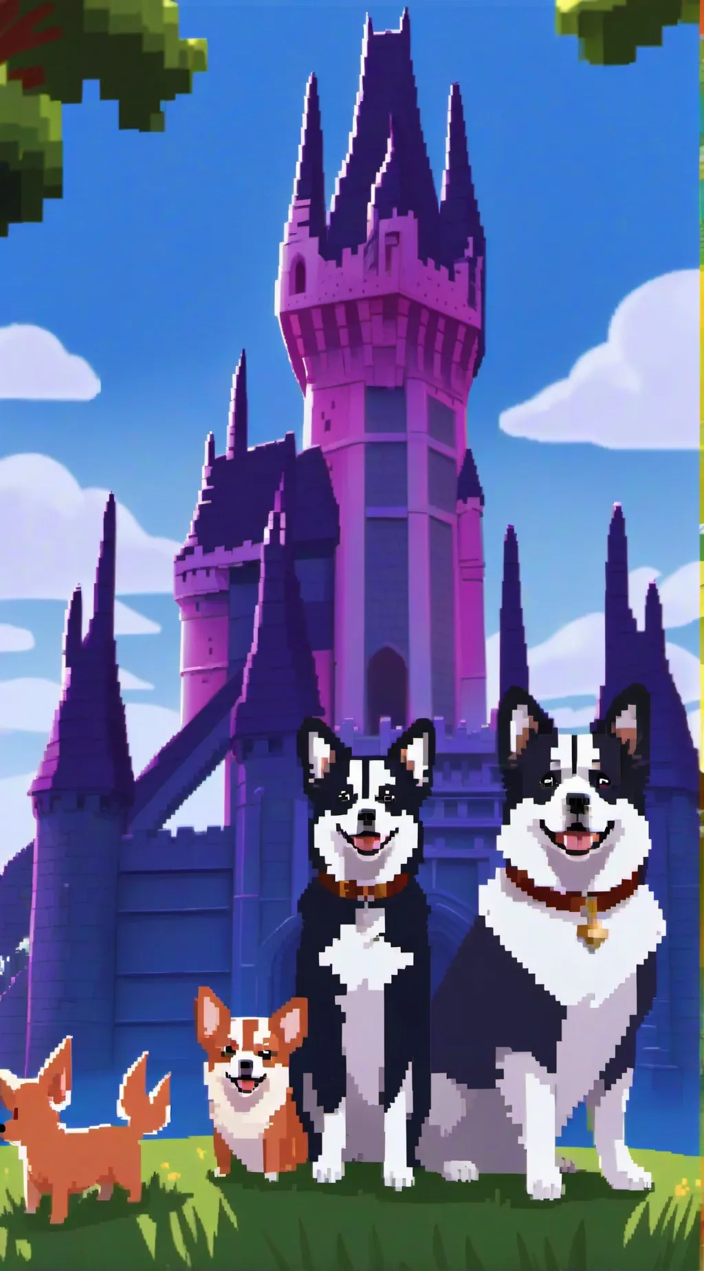 ai character: Bluey Kingdom  background