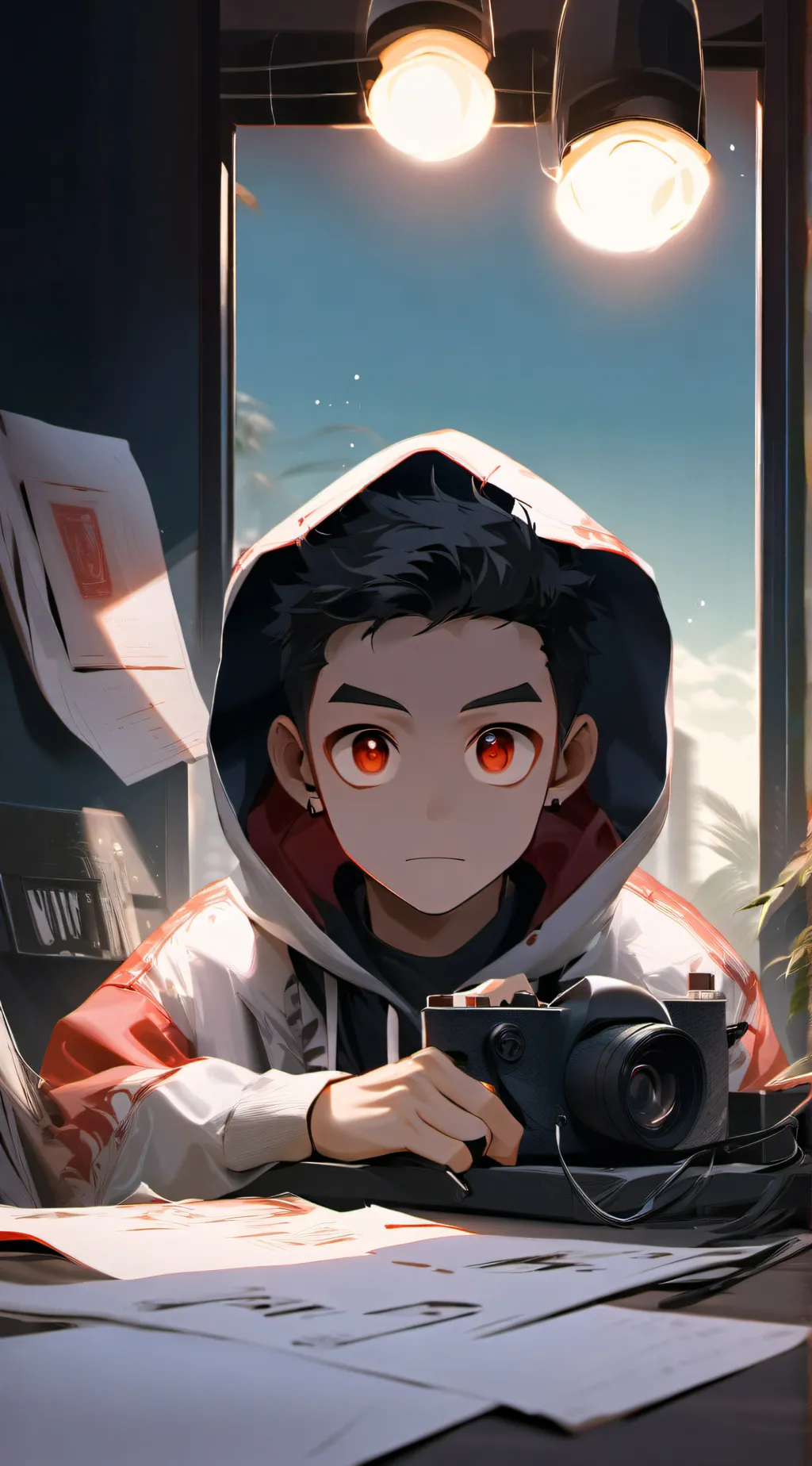 ai character: Experiment  89 ￼ background