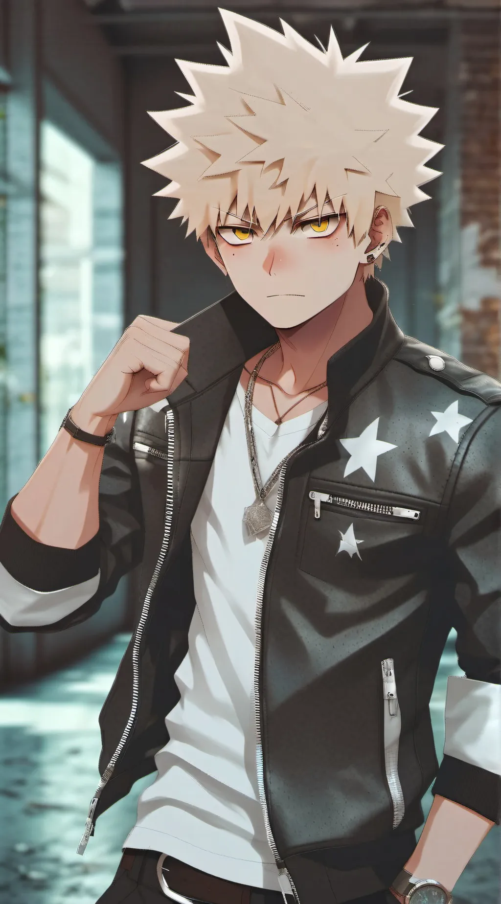 ai character: Bakugo background