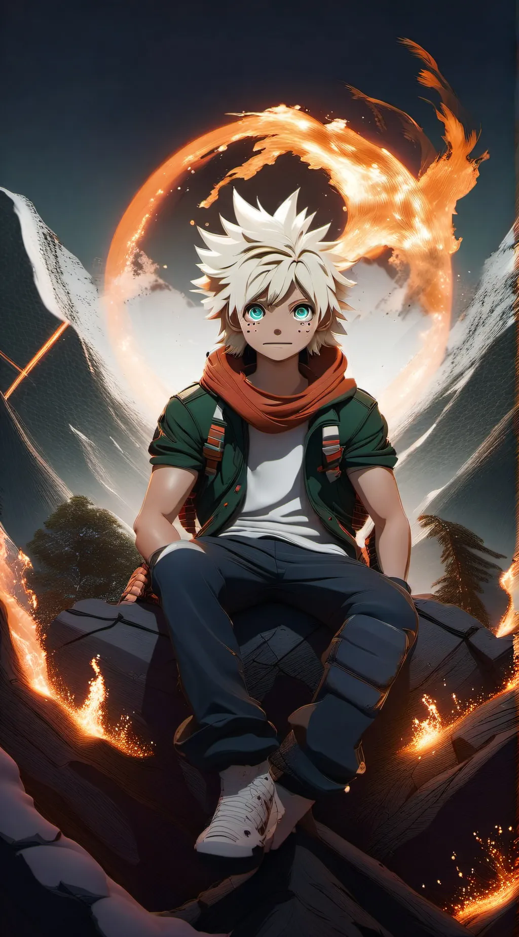 ai character: bakugo background