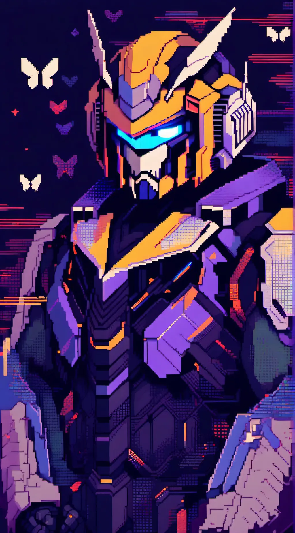 ai character: bumblebee  background