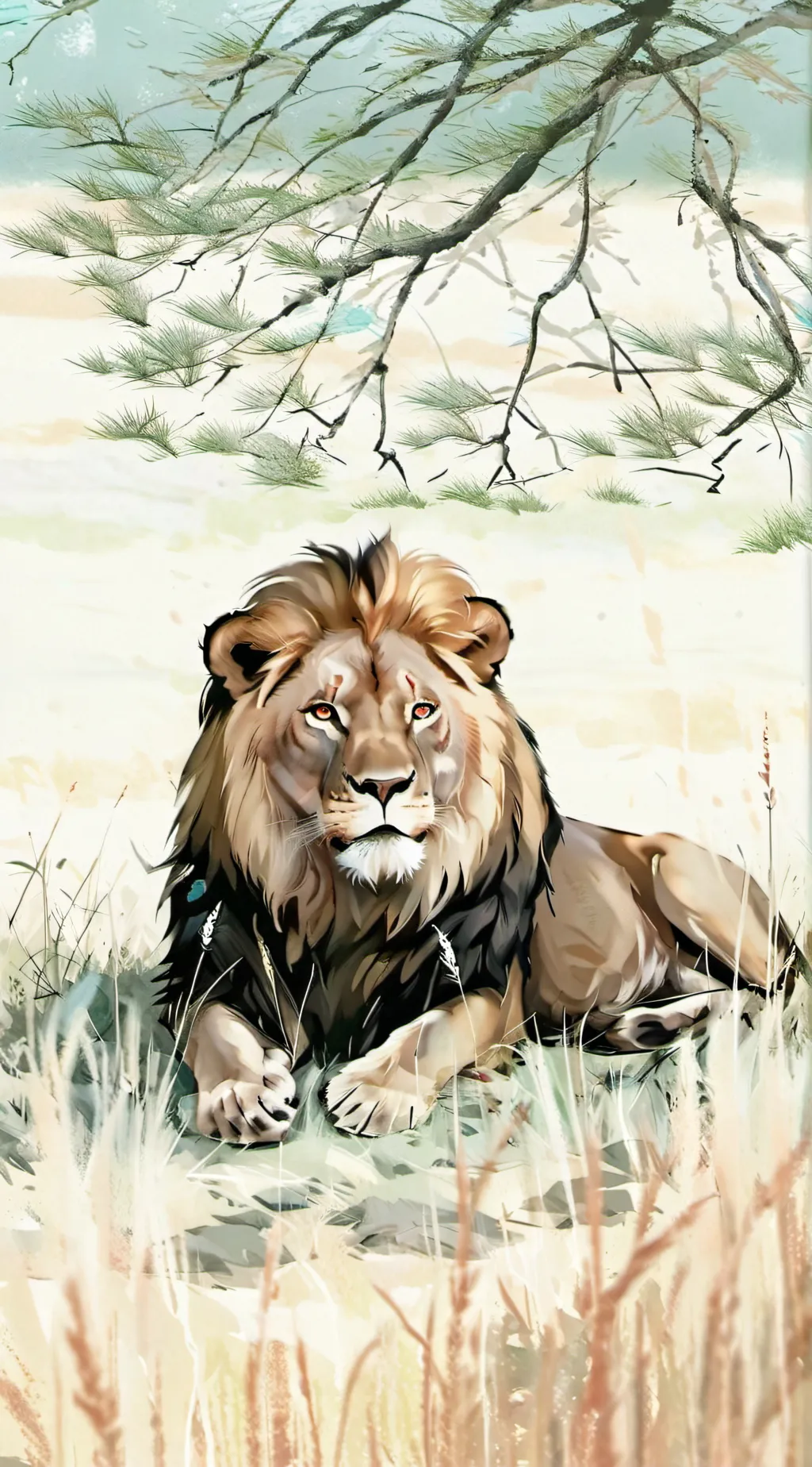 ai character: Lions  background