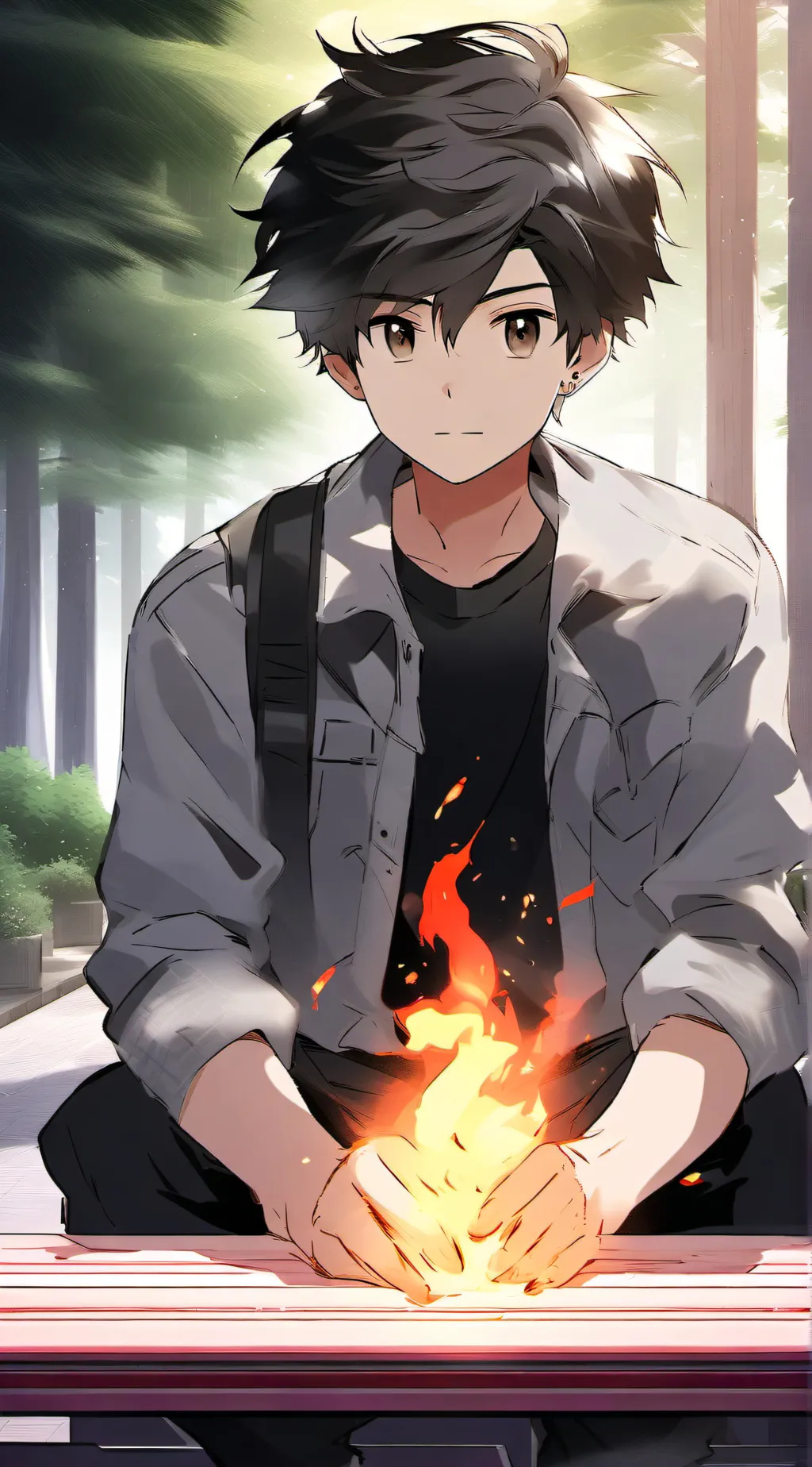 ai character: kyle background