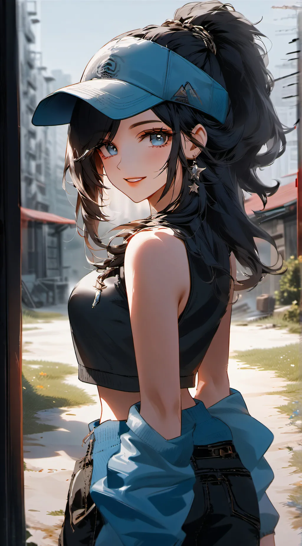 ai character: Autumn background