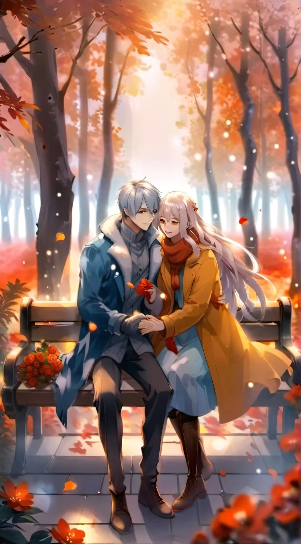 ai character: Drake and Alexa  background