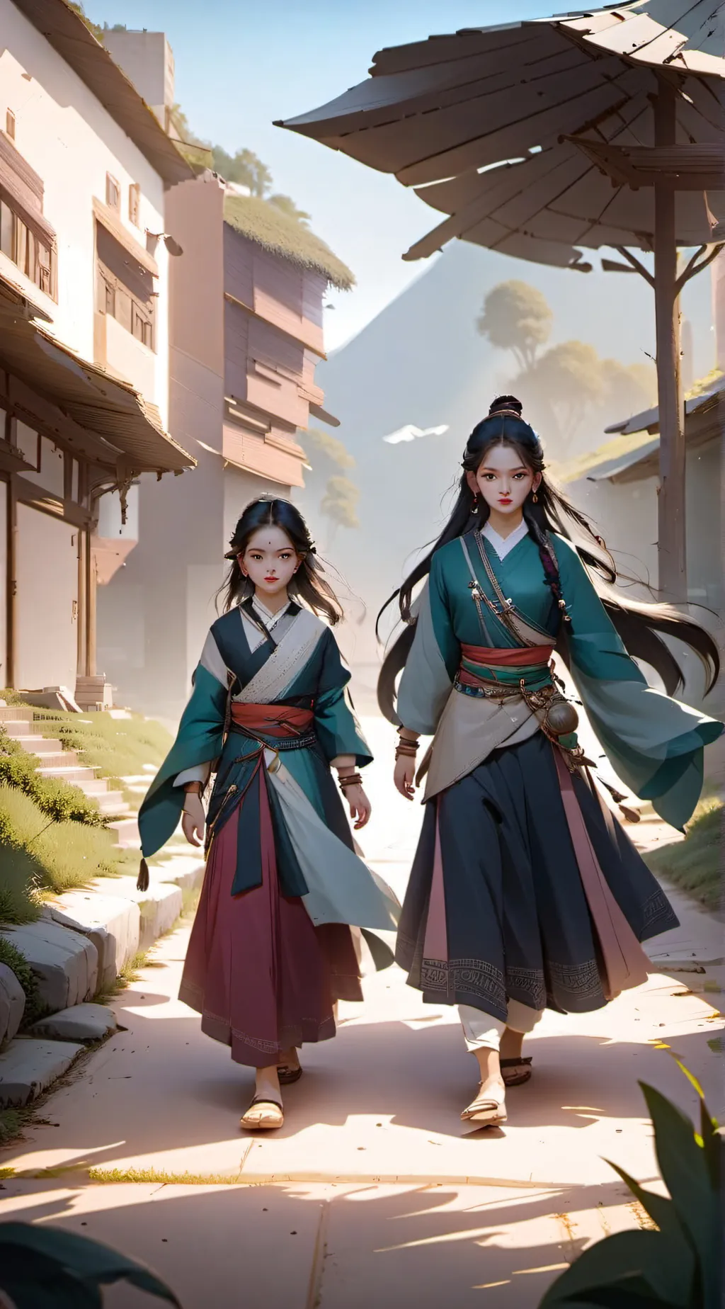 ai character: HASHIRAS  background