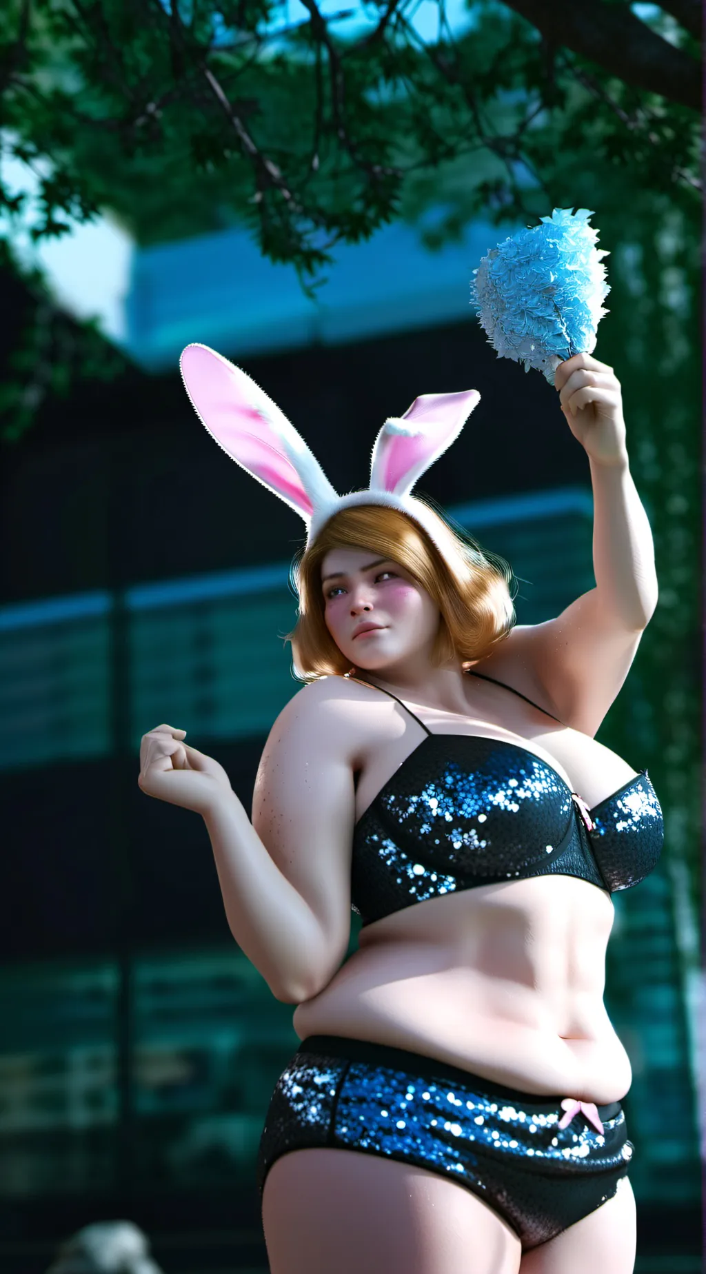 ai character: Dome die Fette background