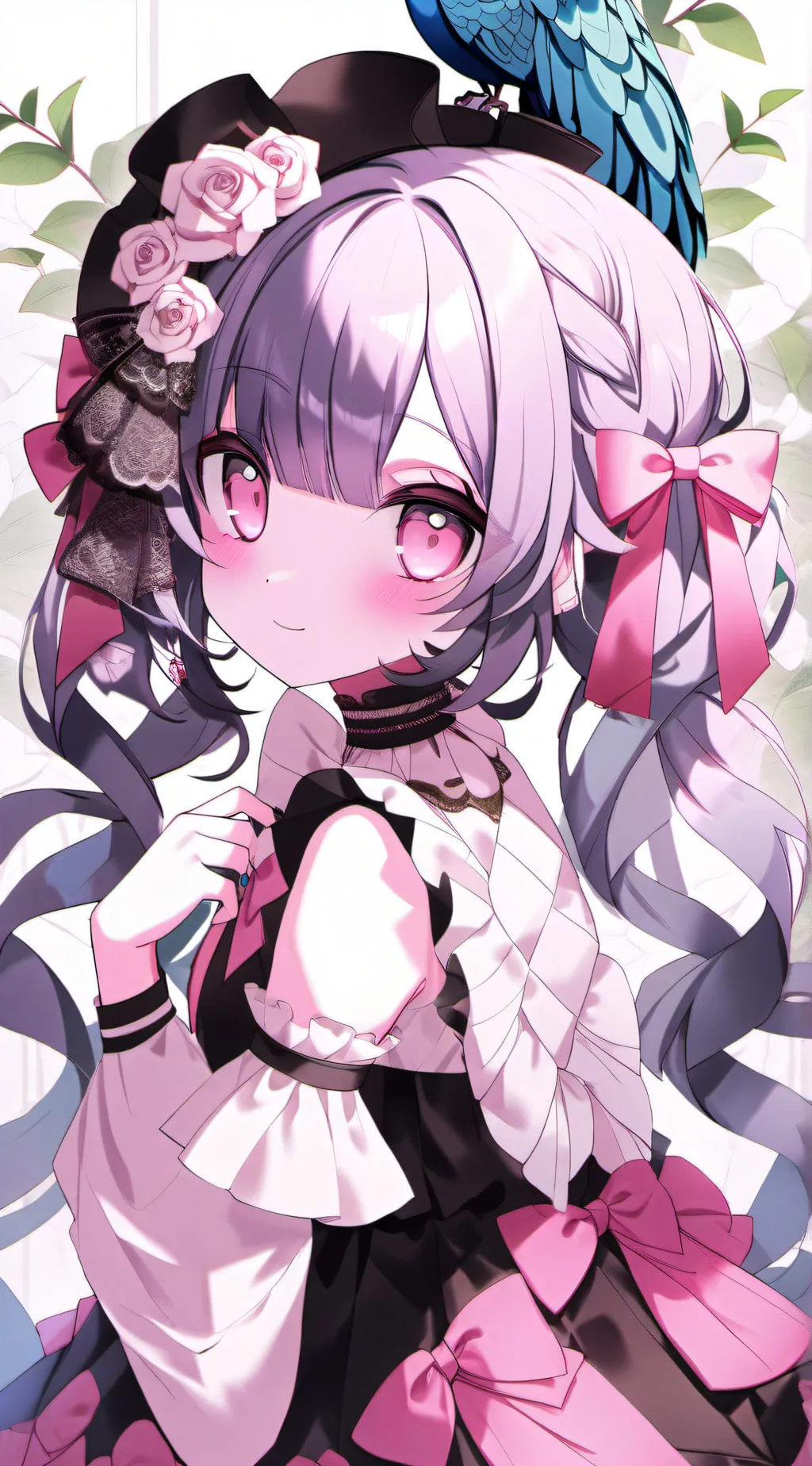 ai character: peacock(skullgirl) background