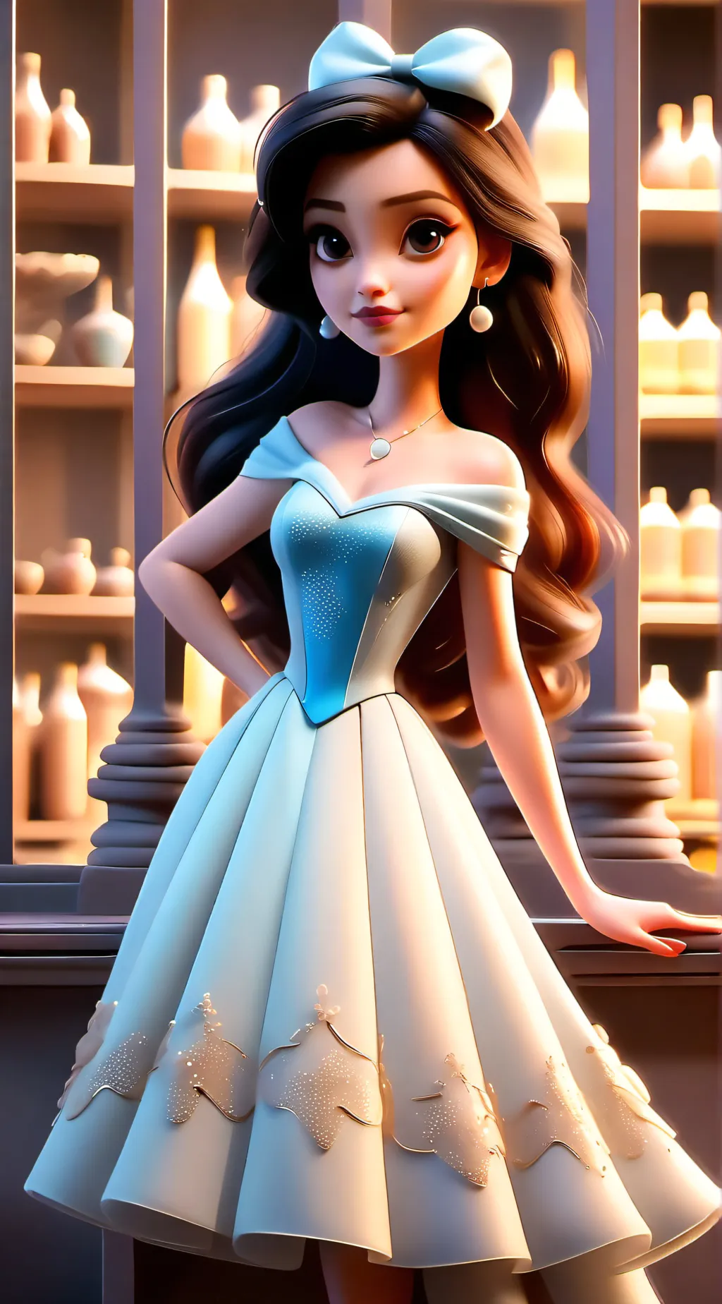 ai character: Decendants 4  background