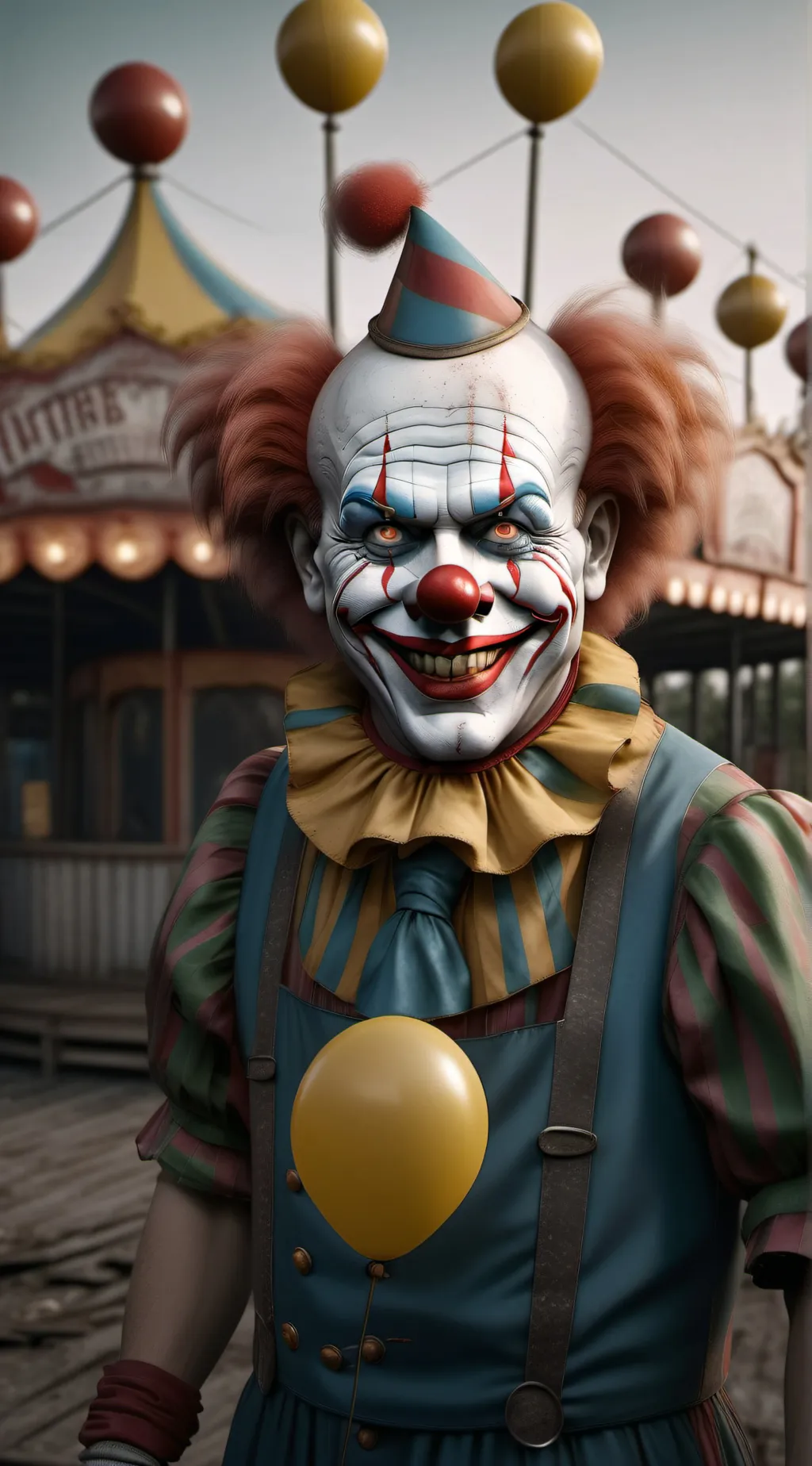 ai character: Clown Apocalypse background
