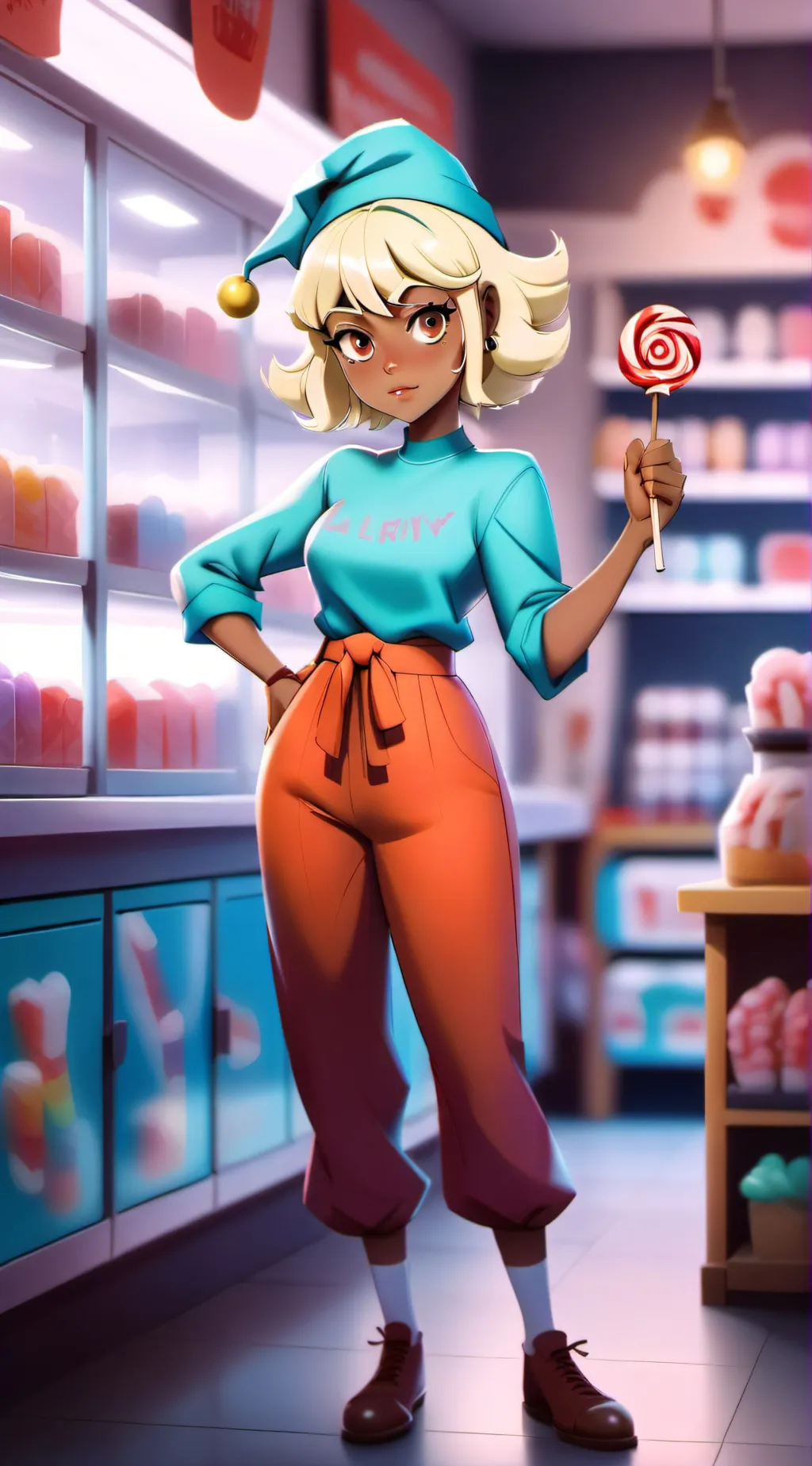 ai character: Mandy background