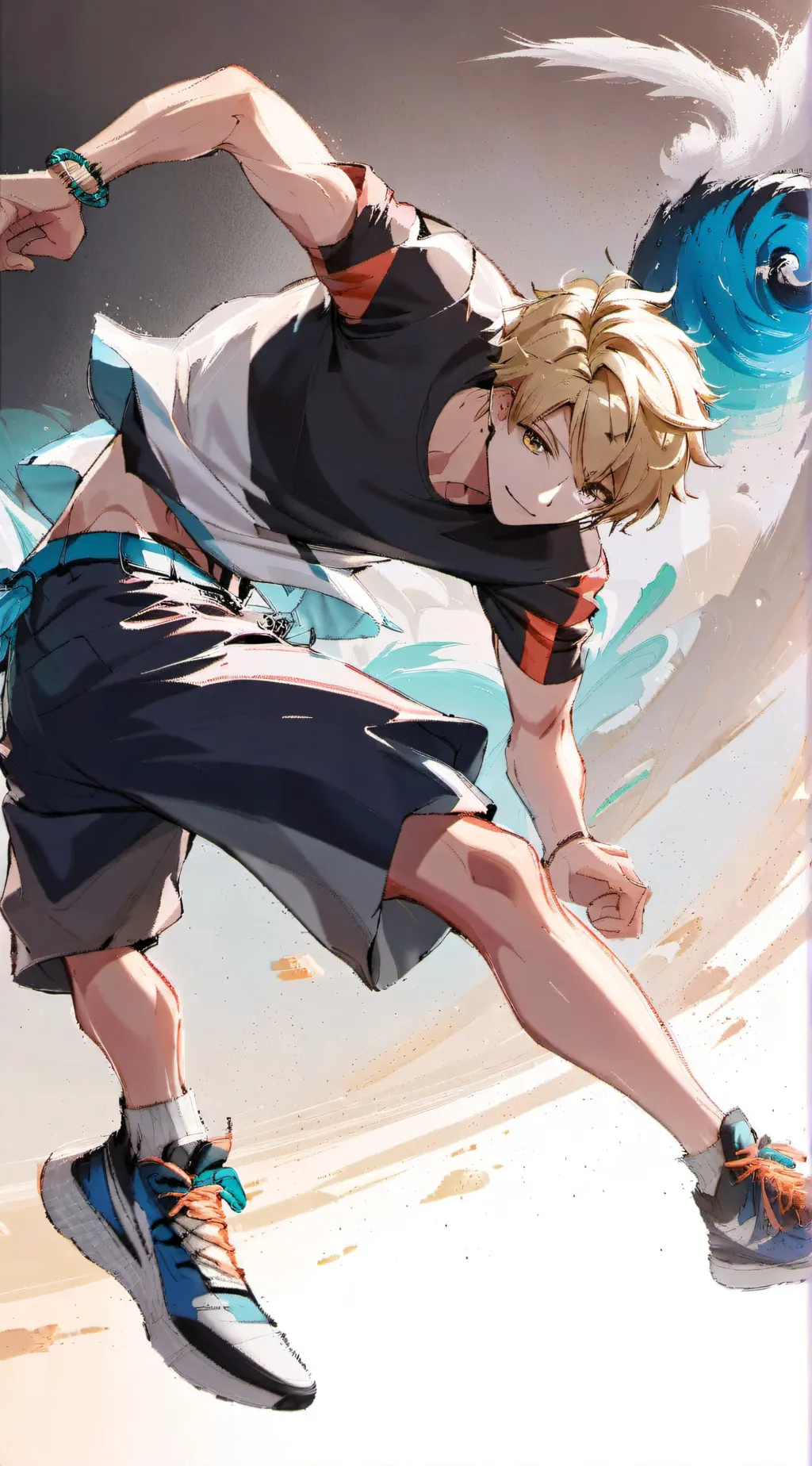 ai character: ein background