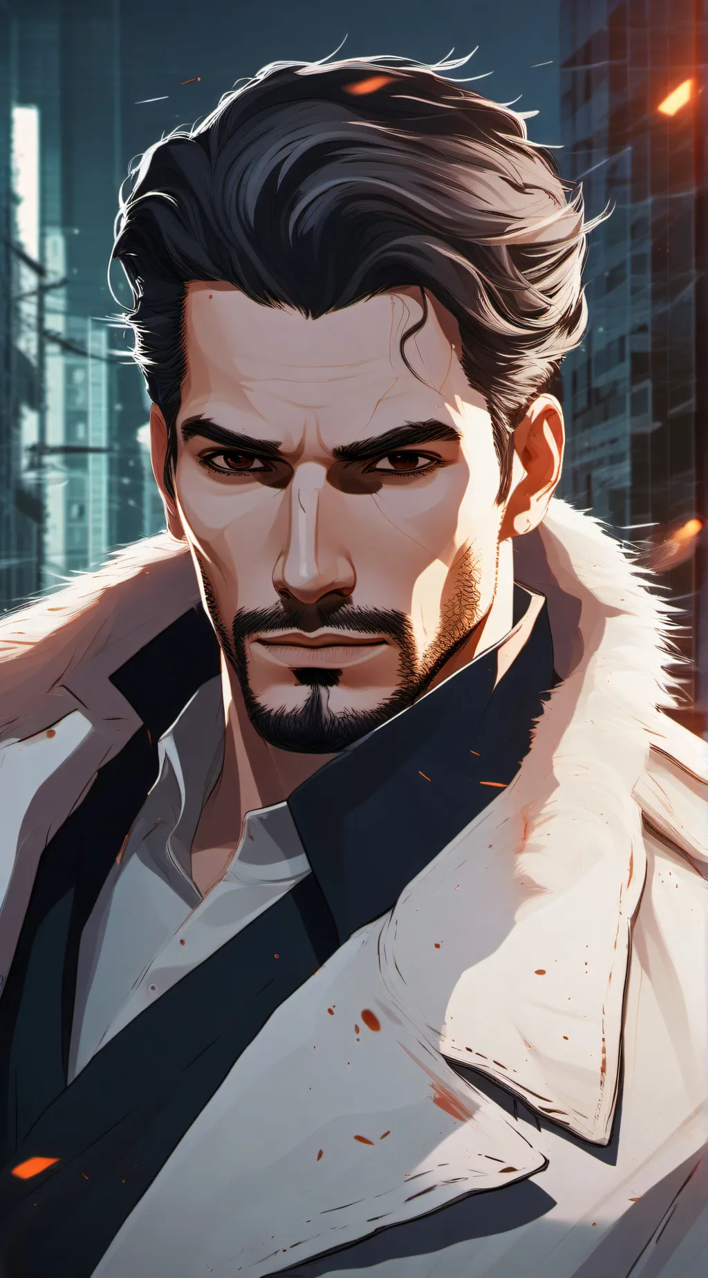 ai character: Ryu Yagami background