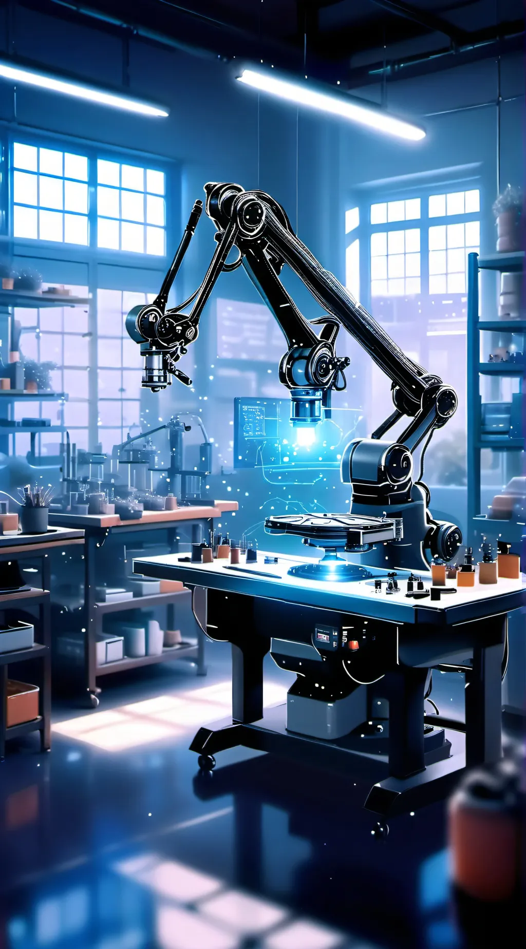 ai character: Robert the robot  background