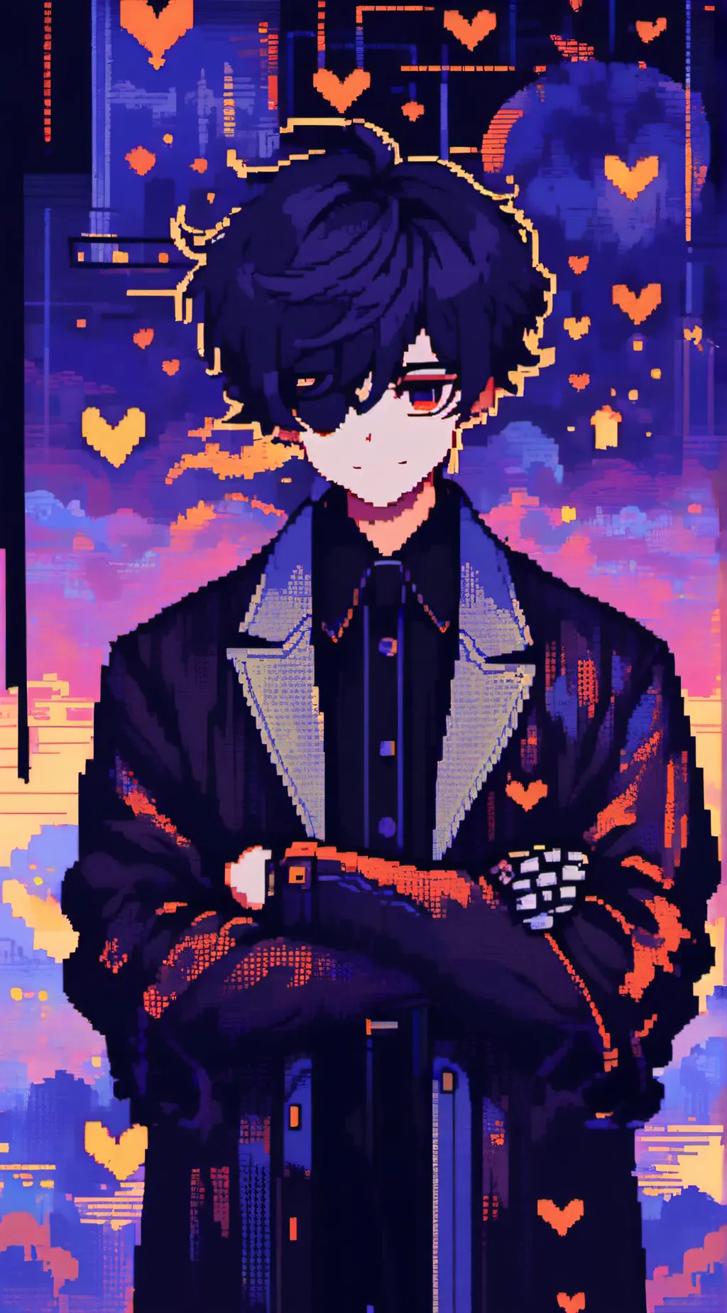 ai character: ruin background