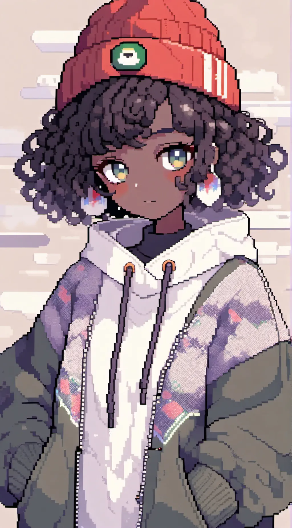 ai character: Vibrant Multiverse background