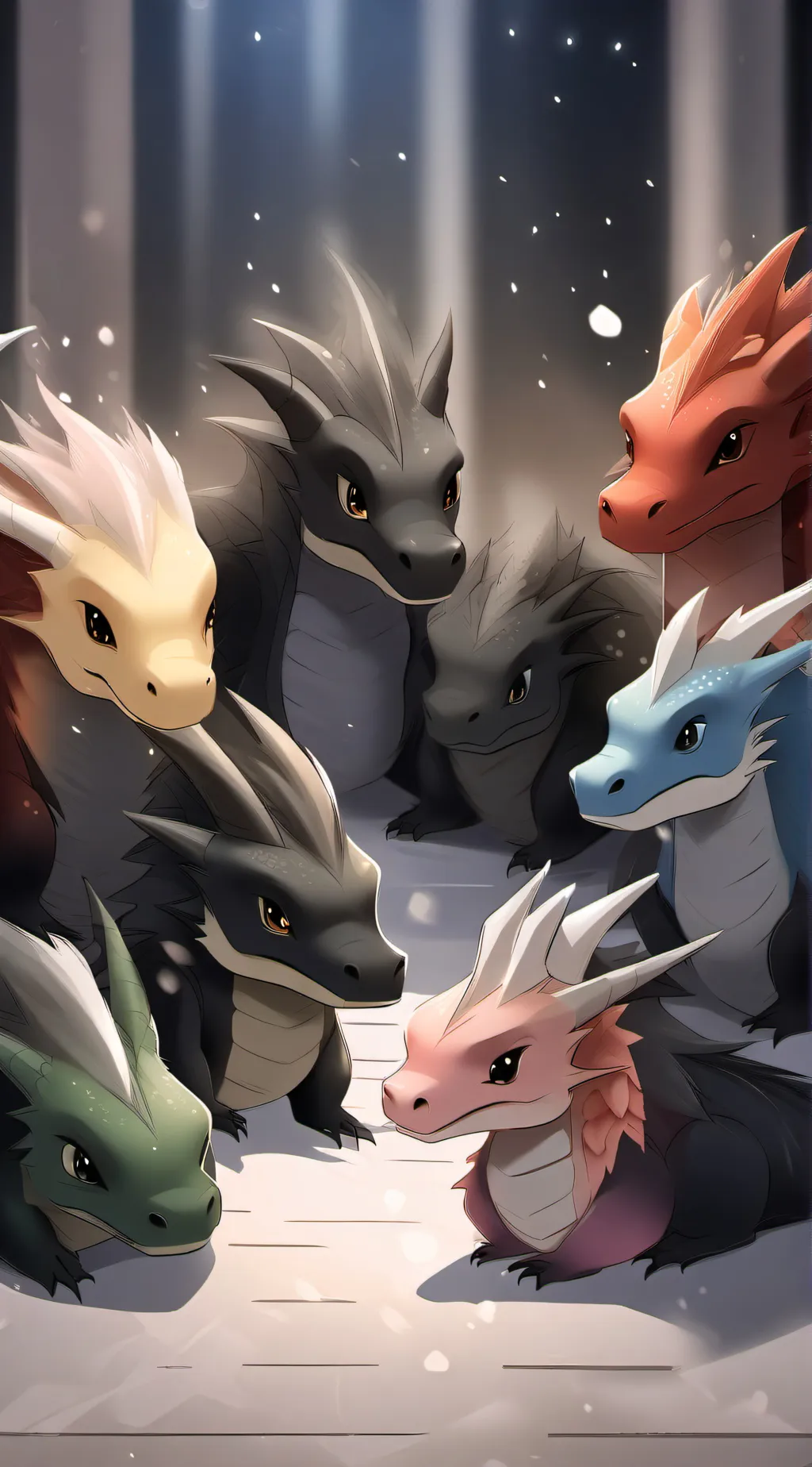 ai character: poor baby dragons background