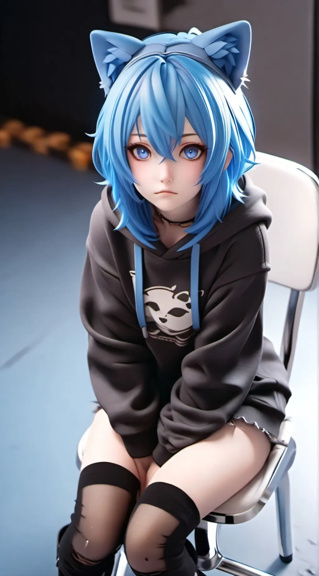 ai character: Luna background