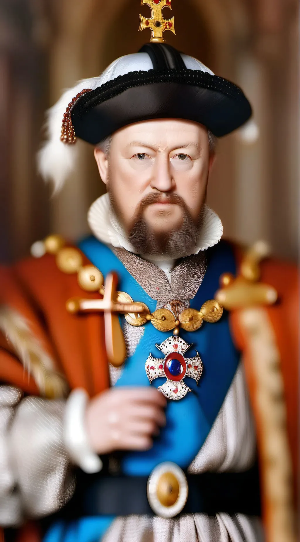 ai character: King Henry the 8th background