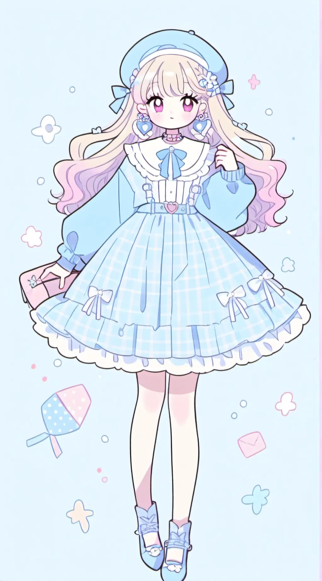 ai character: skittle cooked background