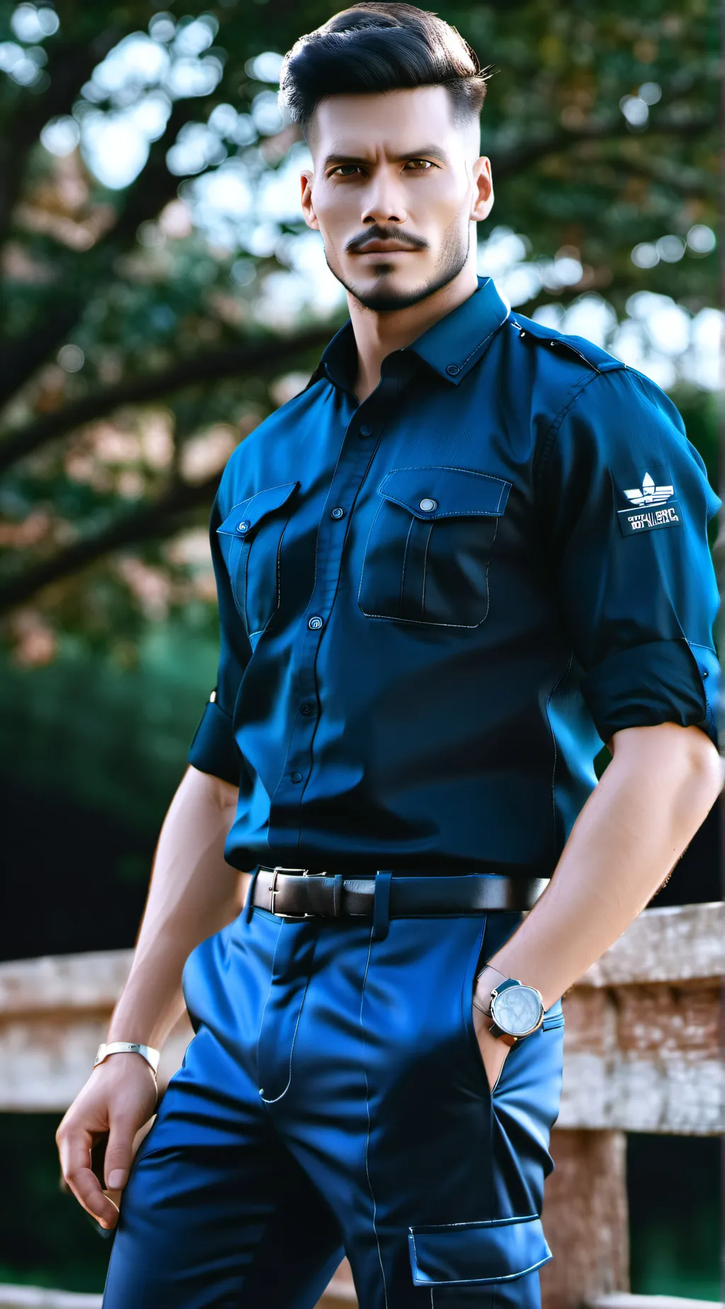 ai character: cop background