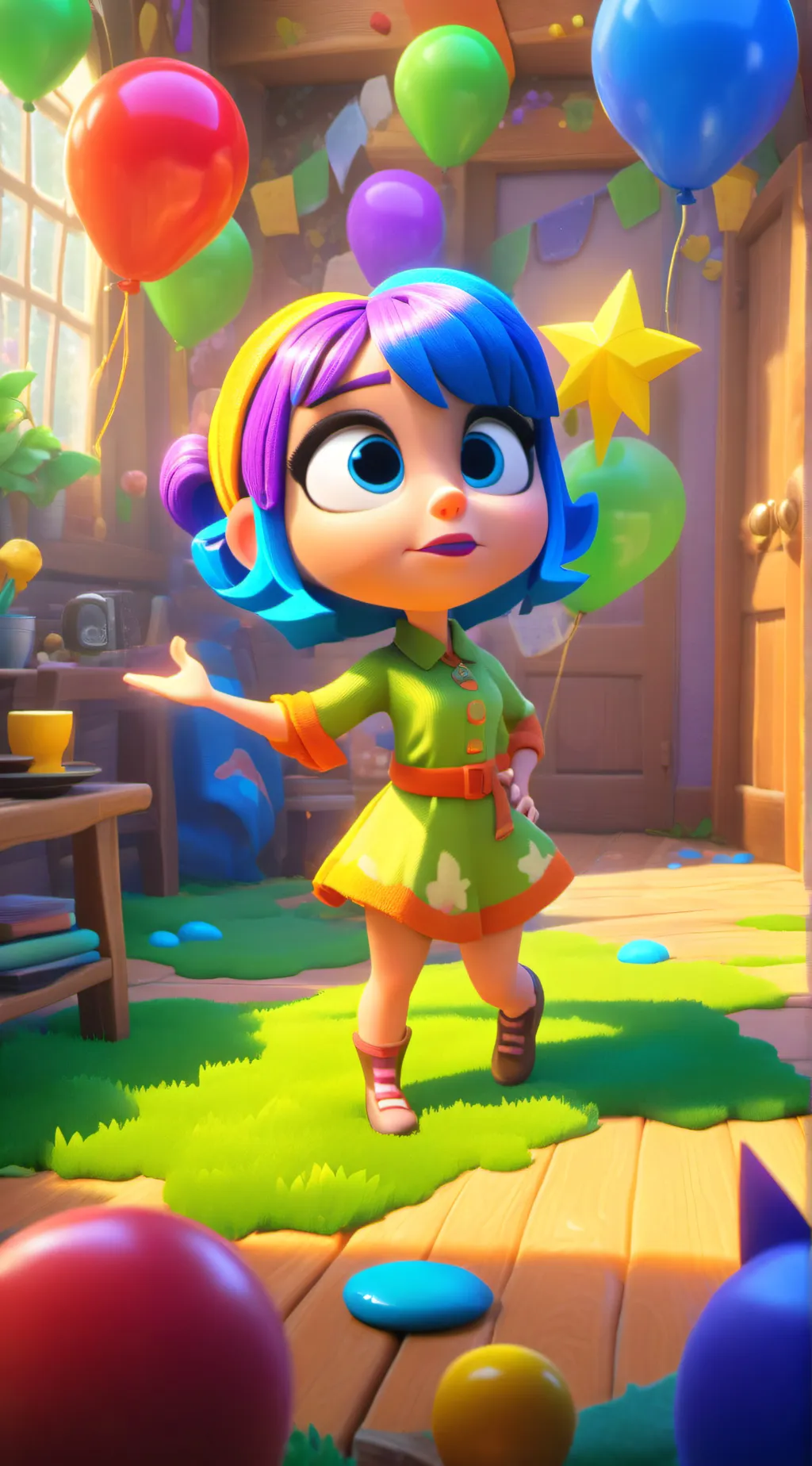 ai character: inside out 2 background