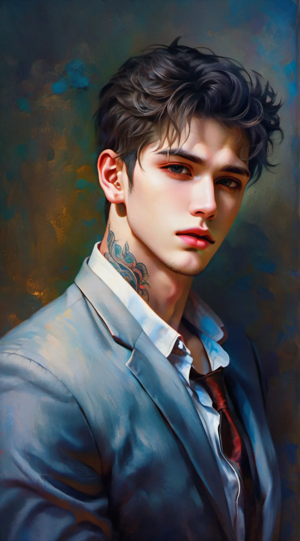 ai character: Marco De Luca  background