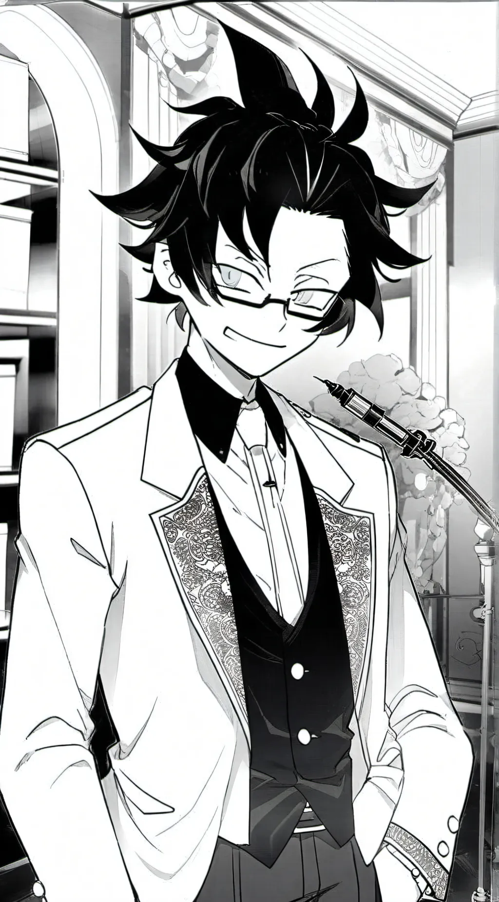 ai character: Baxter background