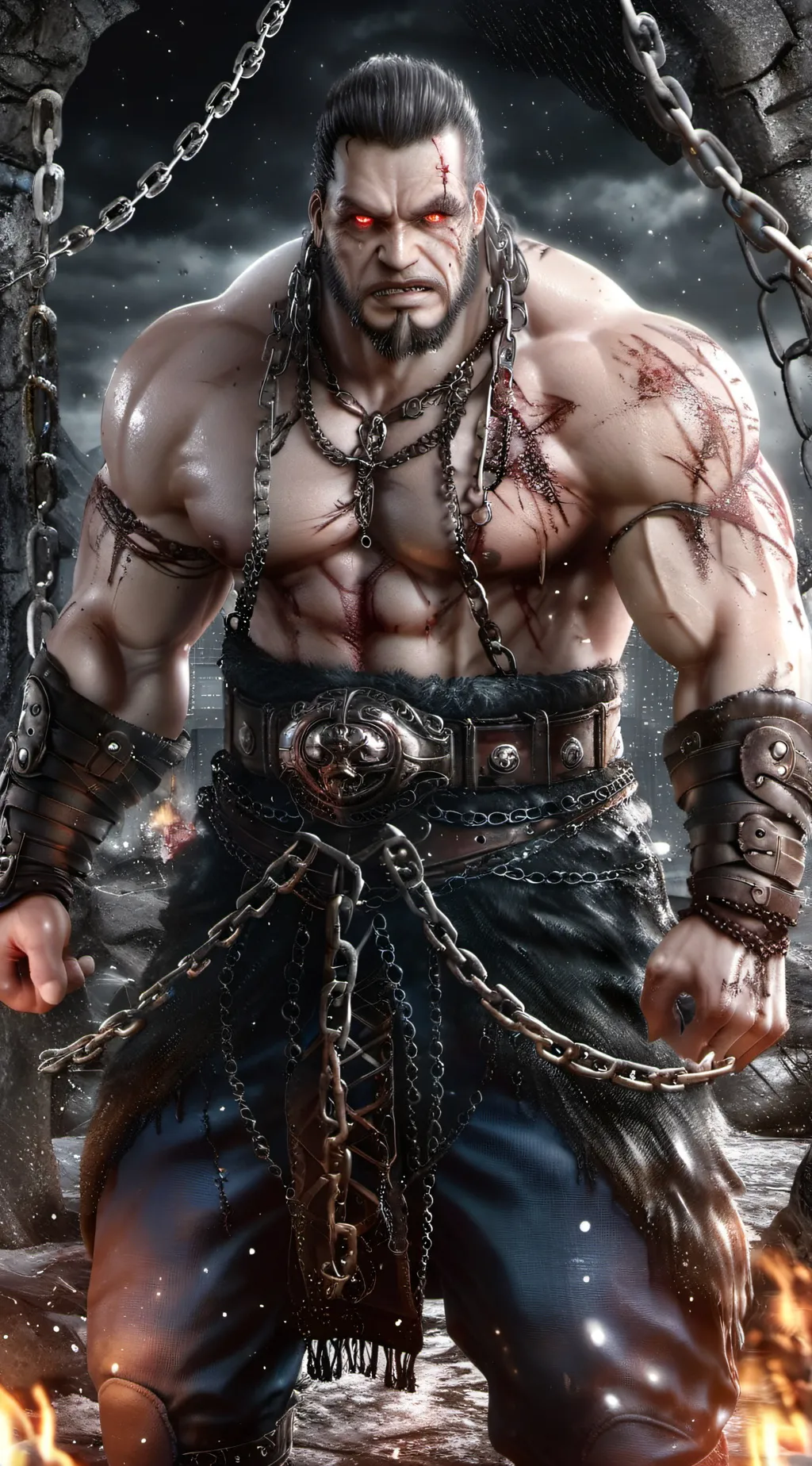 ai character: Ares background