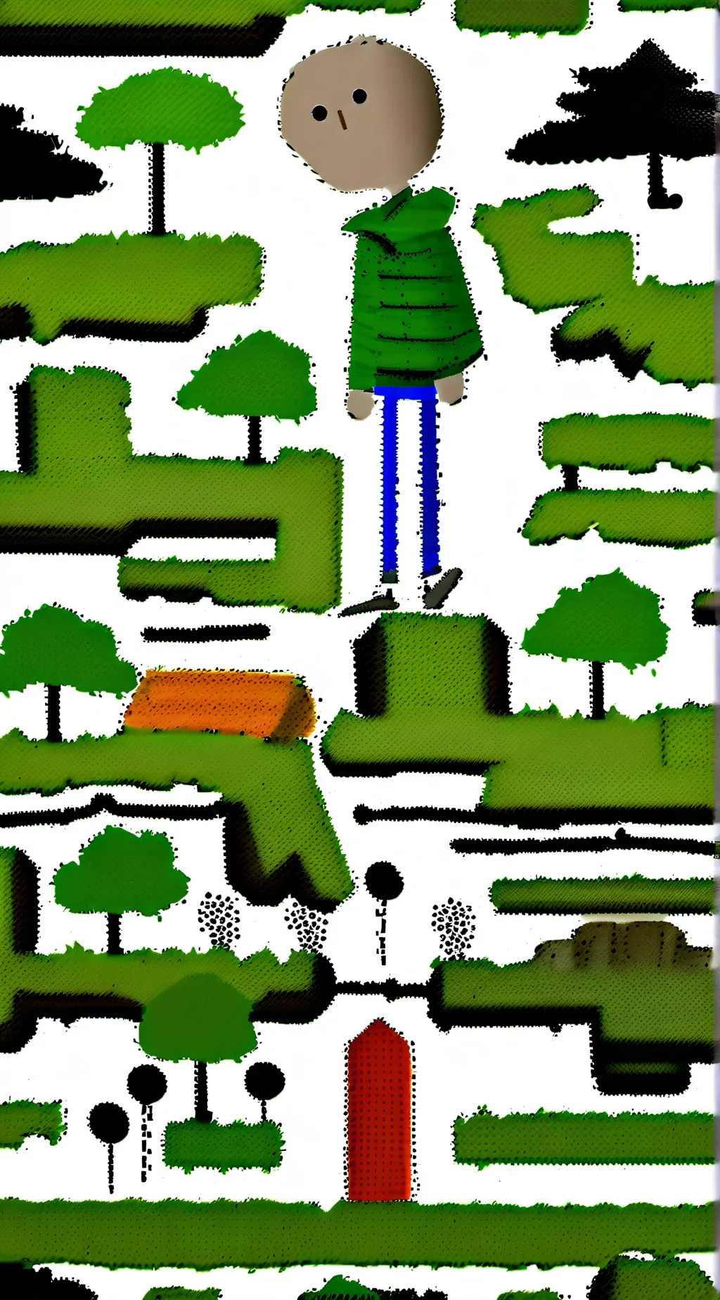 ai character: You can think pad background