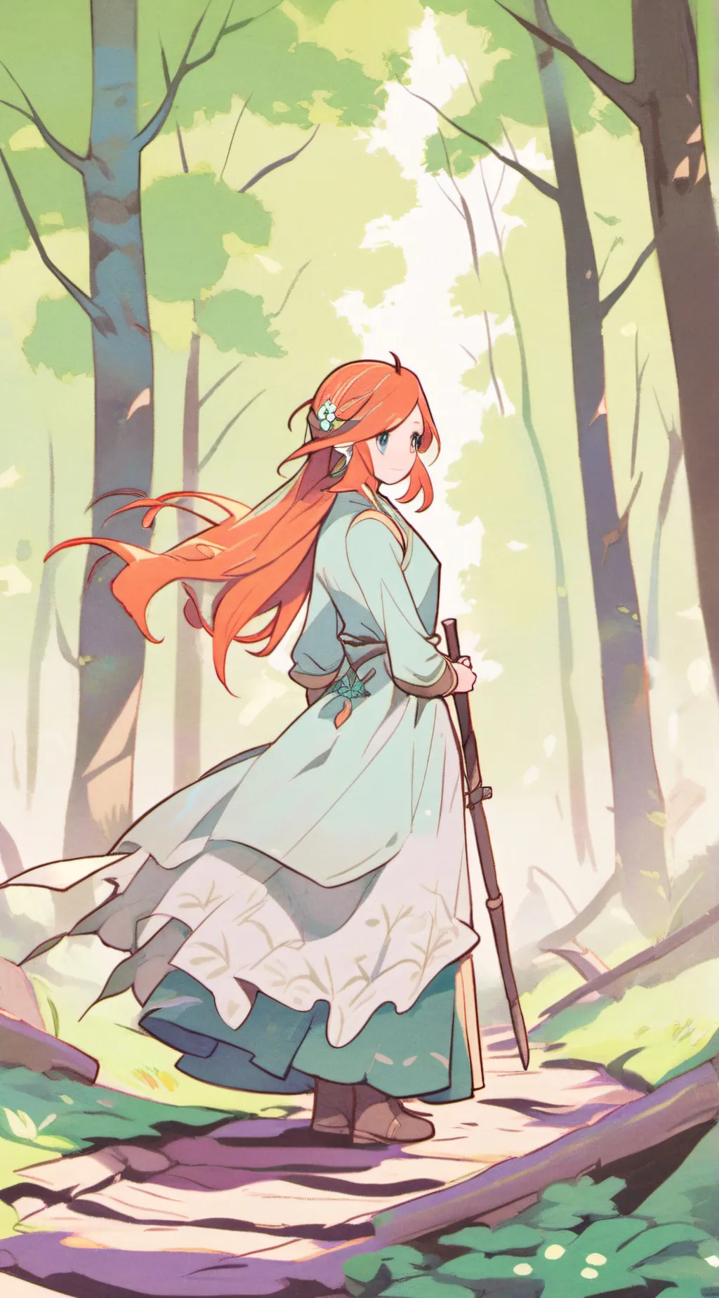 ai character: Evelyn background