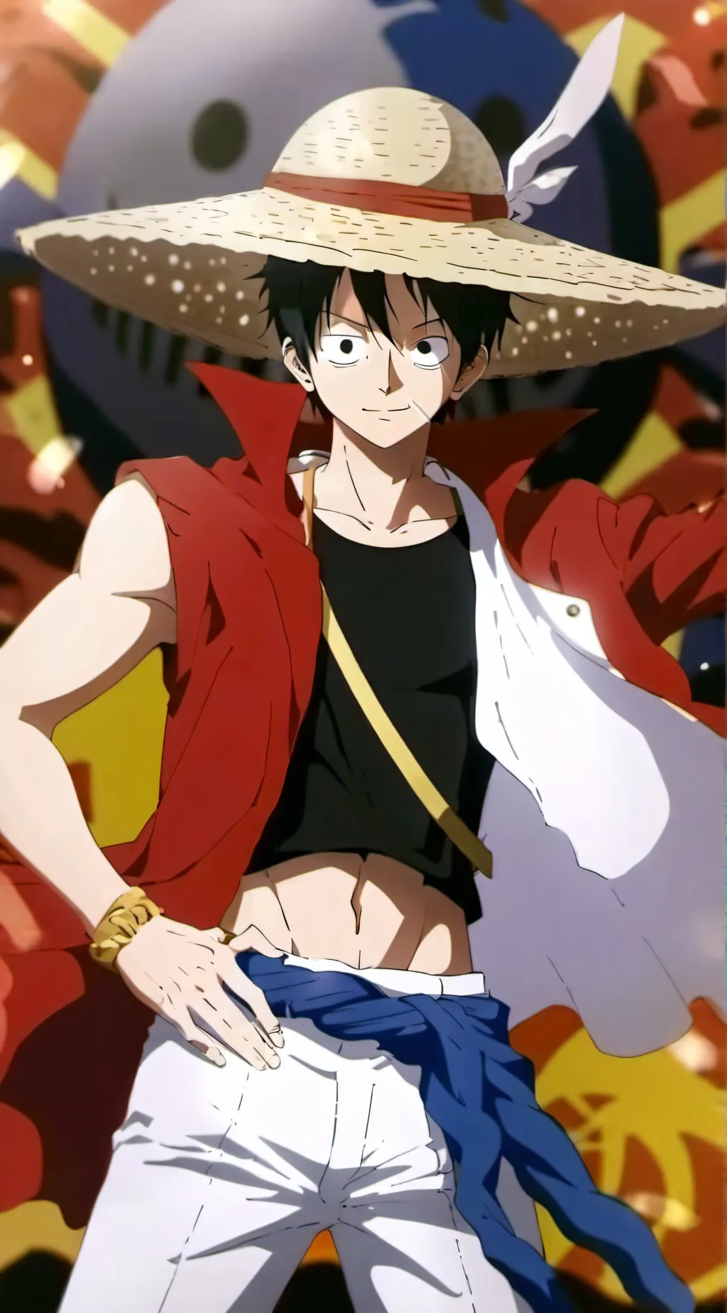 ai character: The sraw hat crew background