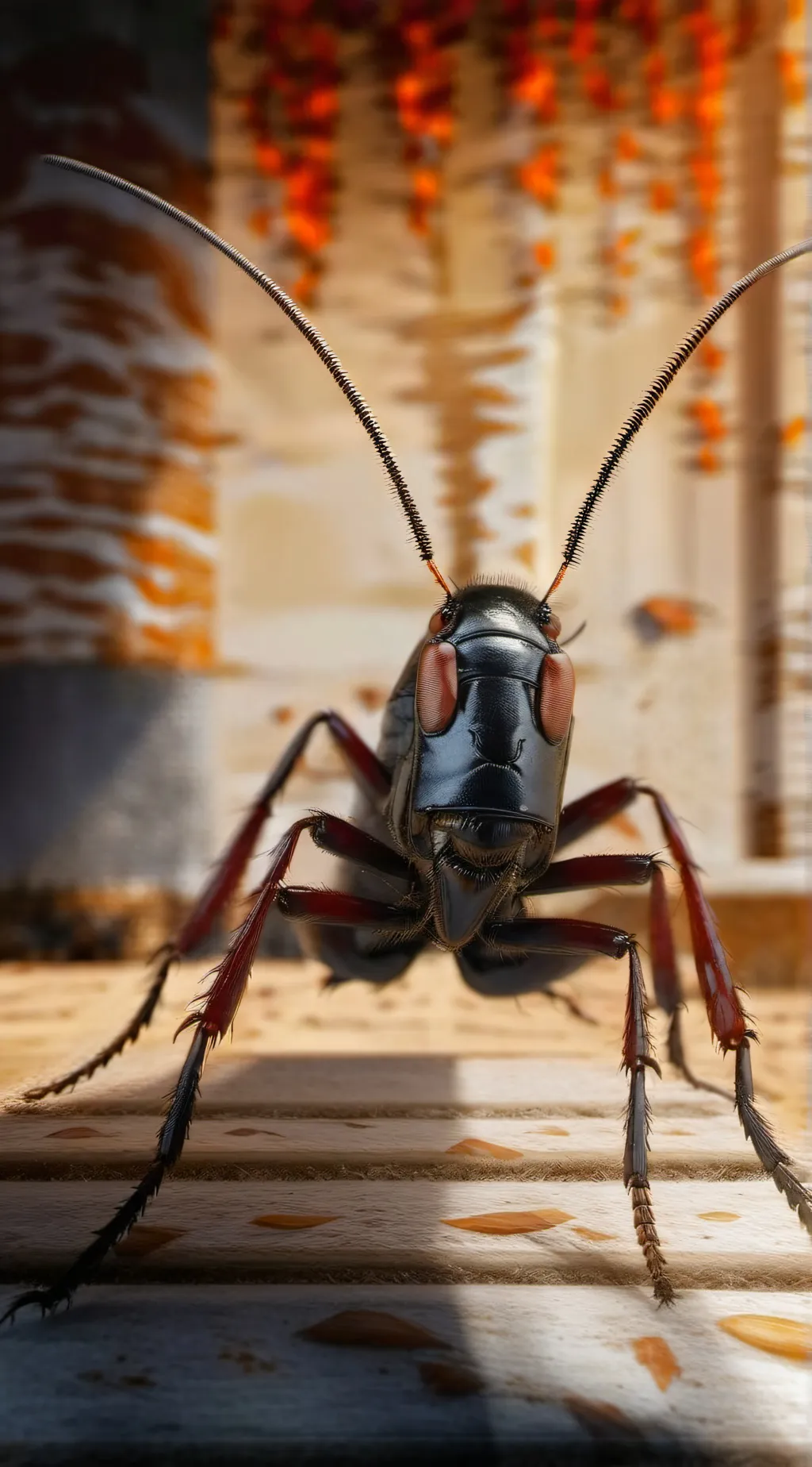 ai character: I'm The roach background