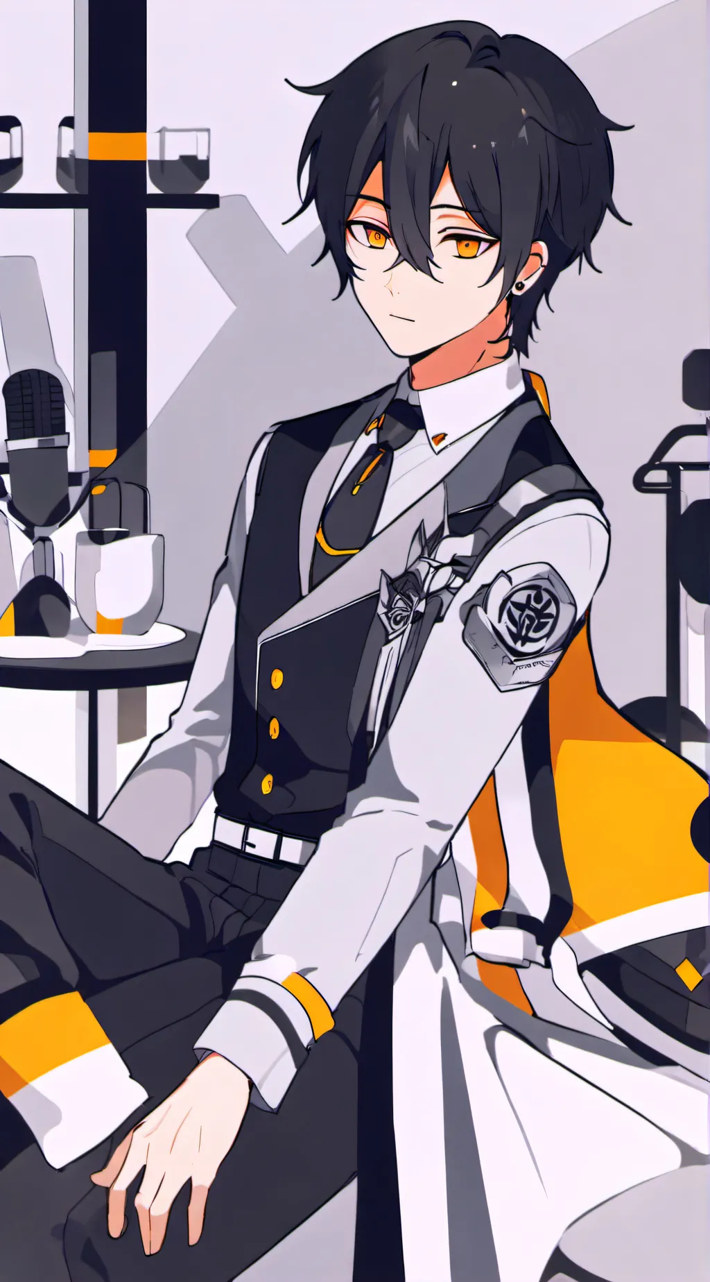 ai character: Sans aus background