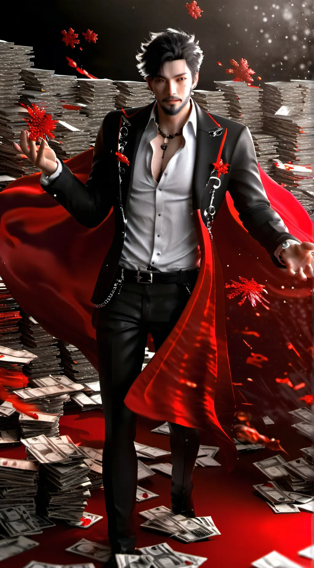 ai character: asistent max background